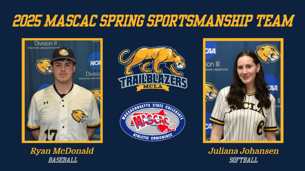 Johansen, McDonald Named to 2025 MASCAC Spring Sportsmanship Team
