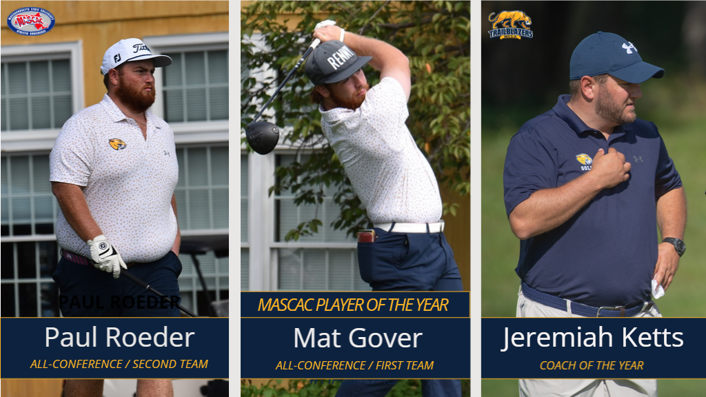 Gover Repeats as MASCAC Golfer of the Year, Roeder Earns All-Conference Honors, Ketts Voted Coach of the Year