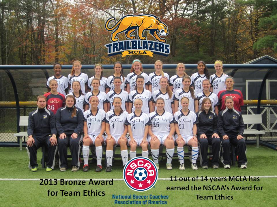 MCLA earns Bronze award for ethics from NSCAA