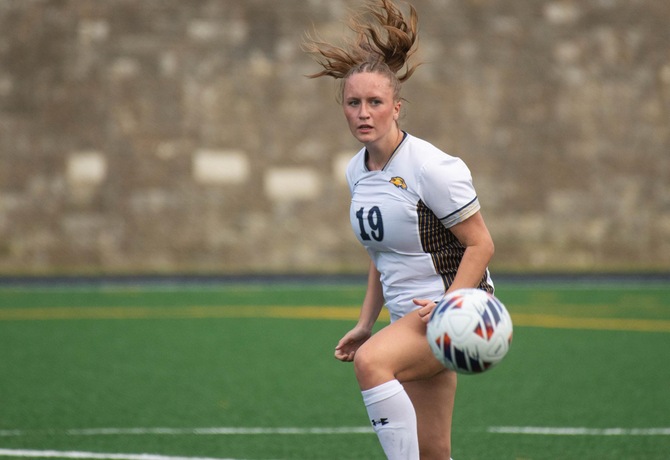 First-year midfielder Catelyn Hodge scored her second goal of the season.